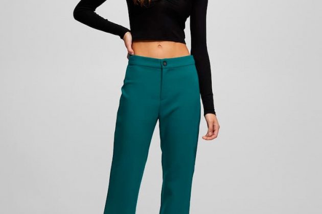 Pantalons flare cropped1