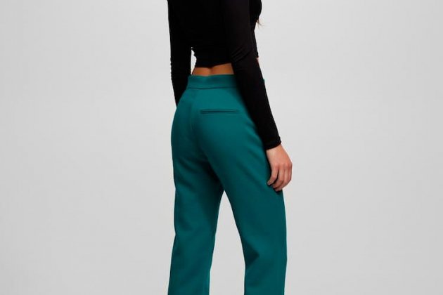 Pantalons flare cropped