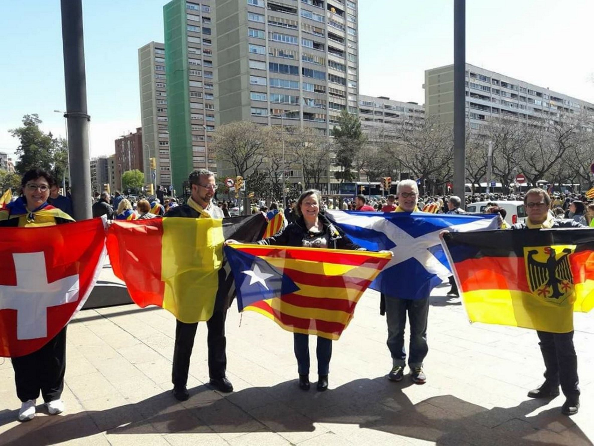 Alemania, Suiza y Bélgica triunfan en la manifestación