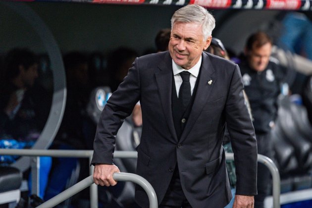 Carlo Ancelotti riendo Real Madrid / Foto: Zuma Press Wire - Alberto Gardin