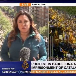 Ressò internacional de la manifestació per la llibertat dels presos polítics