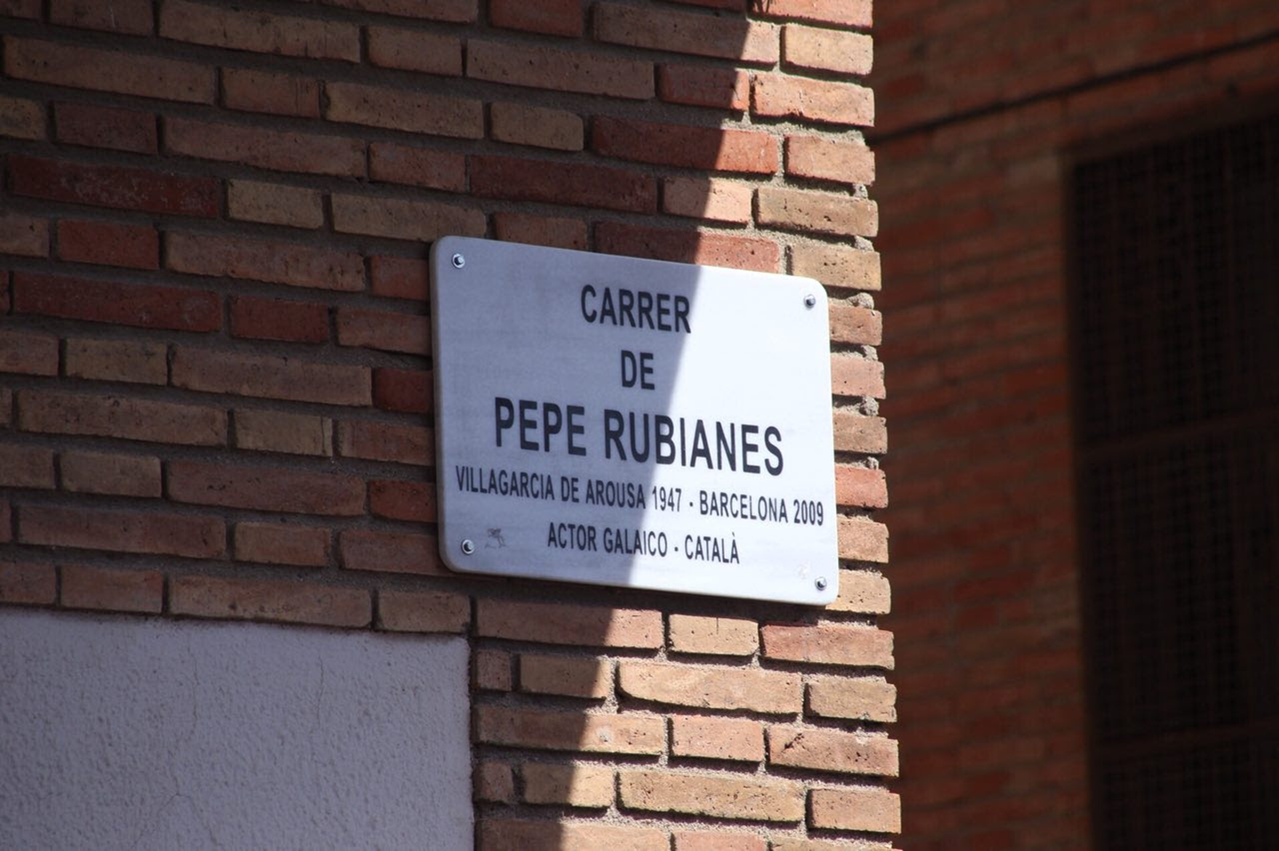 Pepe Rubianes ya tiene una calle en Barcelona