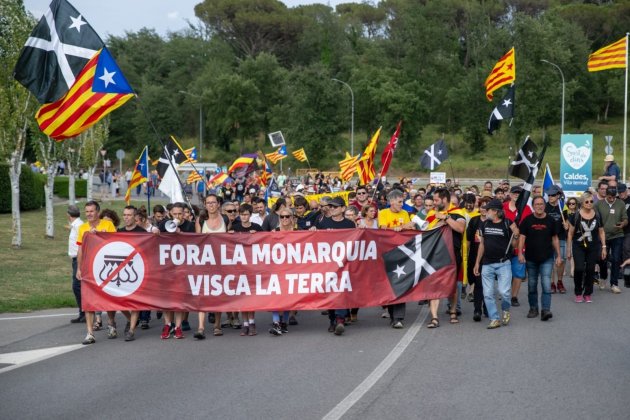 manifestació contra el rei felip VI i la monarquia espanyola a caldes de malavella / Europa Press