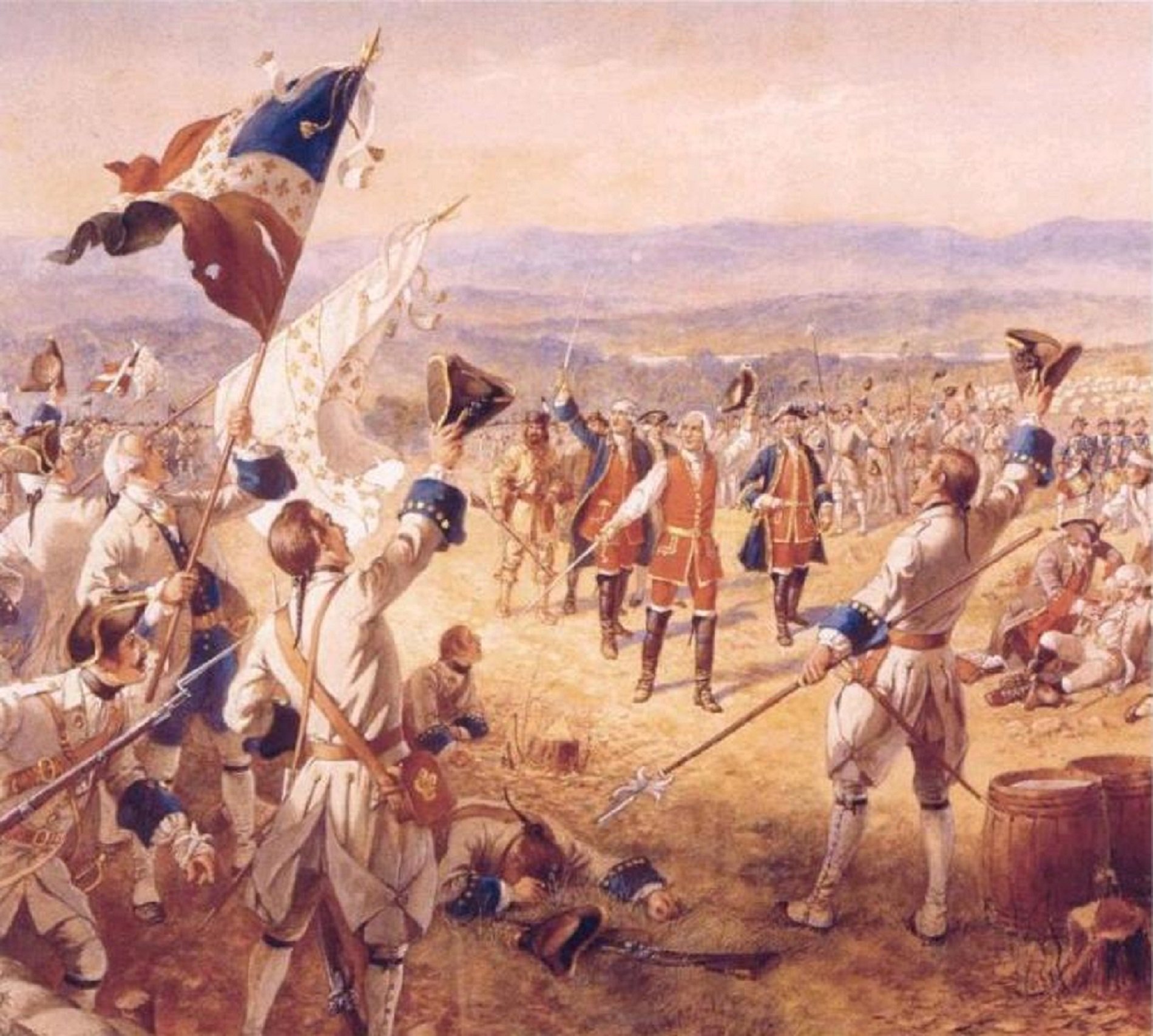Els francesos, sense el regiment català, són incapaços de contenir els britànics