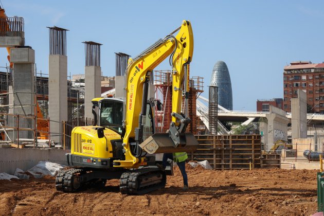 Obras de La Sagrera. Foto: Miqui Muñoz Obras de La Sagrera. Foto: Miqui Muñoz