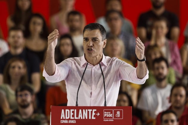 Pedro Sánchez acto madrid 23j - EFE