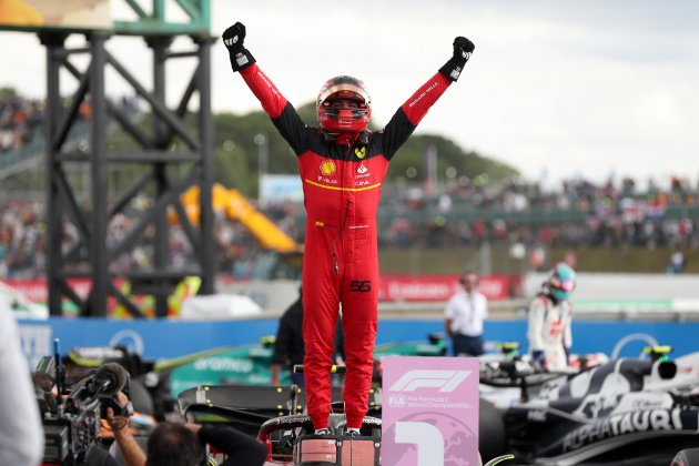 Carlos Sainz victòria Silverstone 2022 / Foto: Europa Press - Bradley Collyer