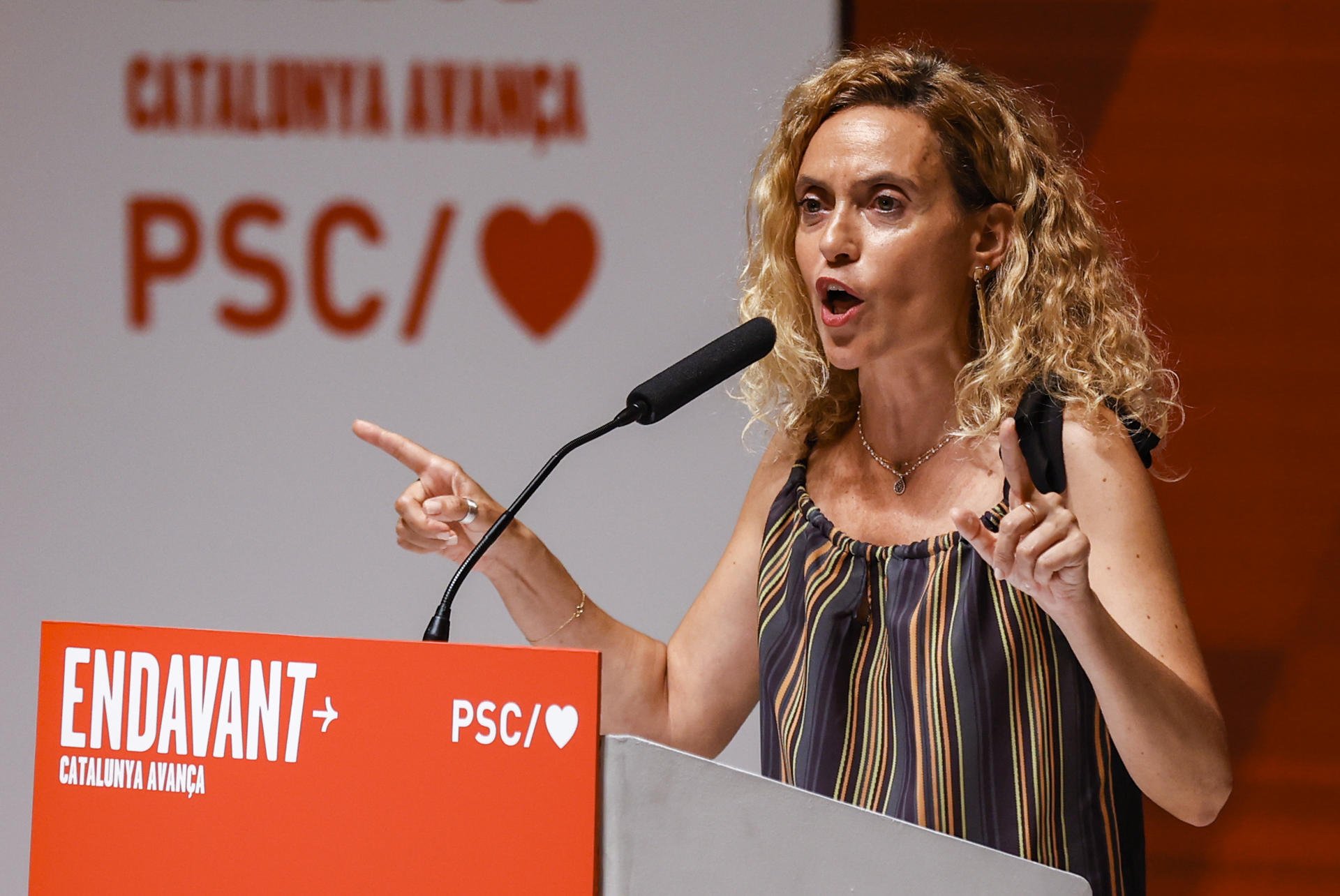 Meritxell Batet pide el voto para Pedro Sánchez porque "se la ha jugado por los catalanes"