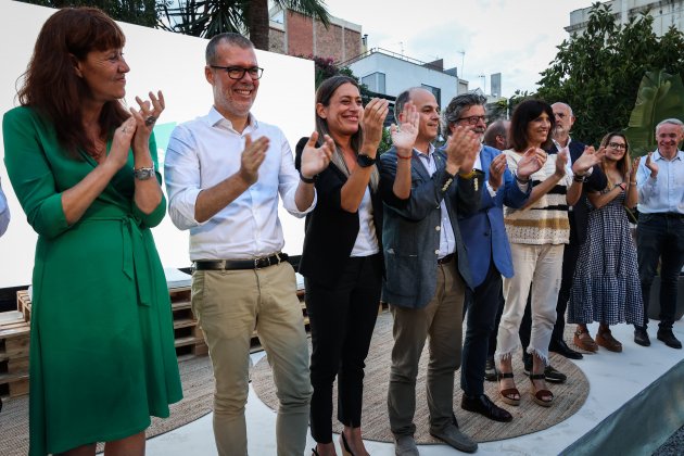 Míriam Nogueras Jordi Turull acto Junts 6 julio 2023 Miquel Muñoz