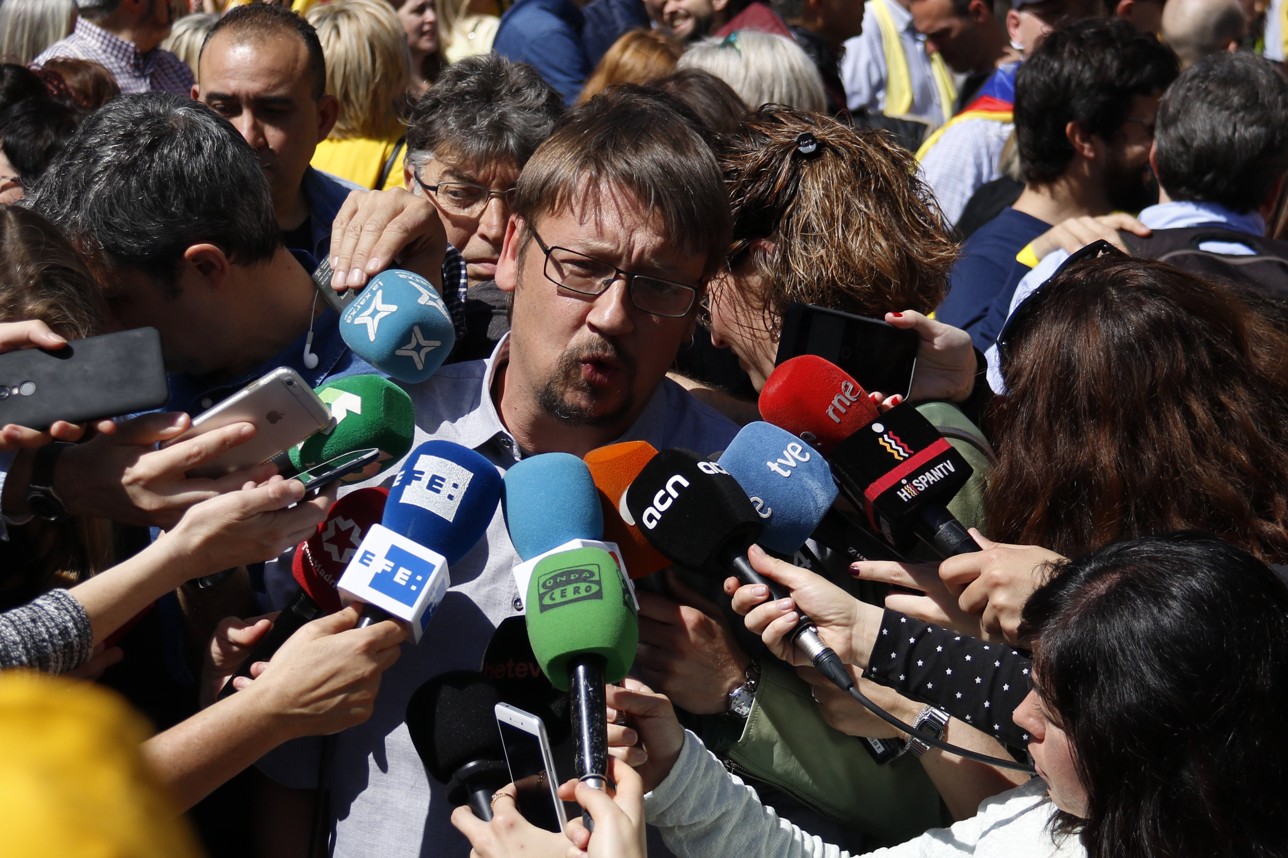 Domènech, sobre l'entrevista de TV3 a Puigdemont: "No sé a què venia"