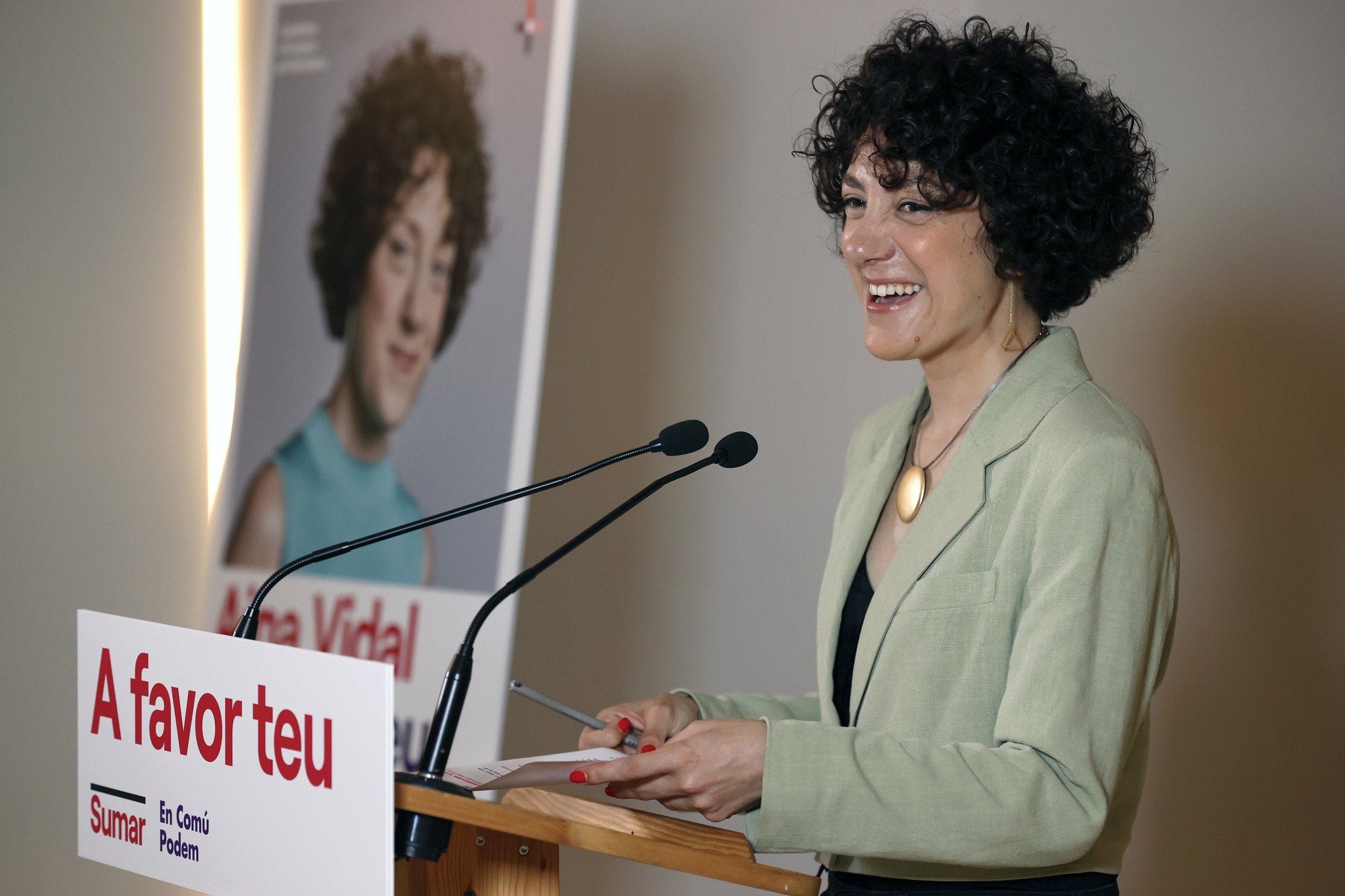 Aina Vidal: “No donem el referèndum per pantalla passada”