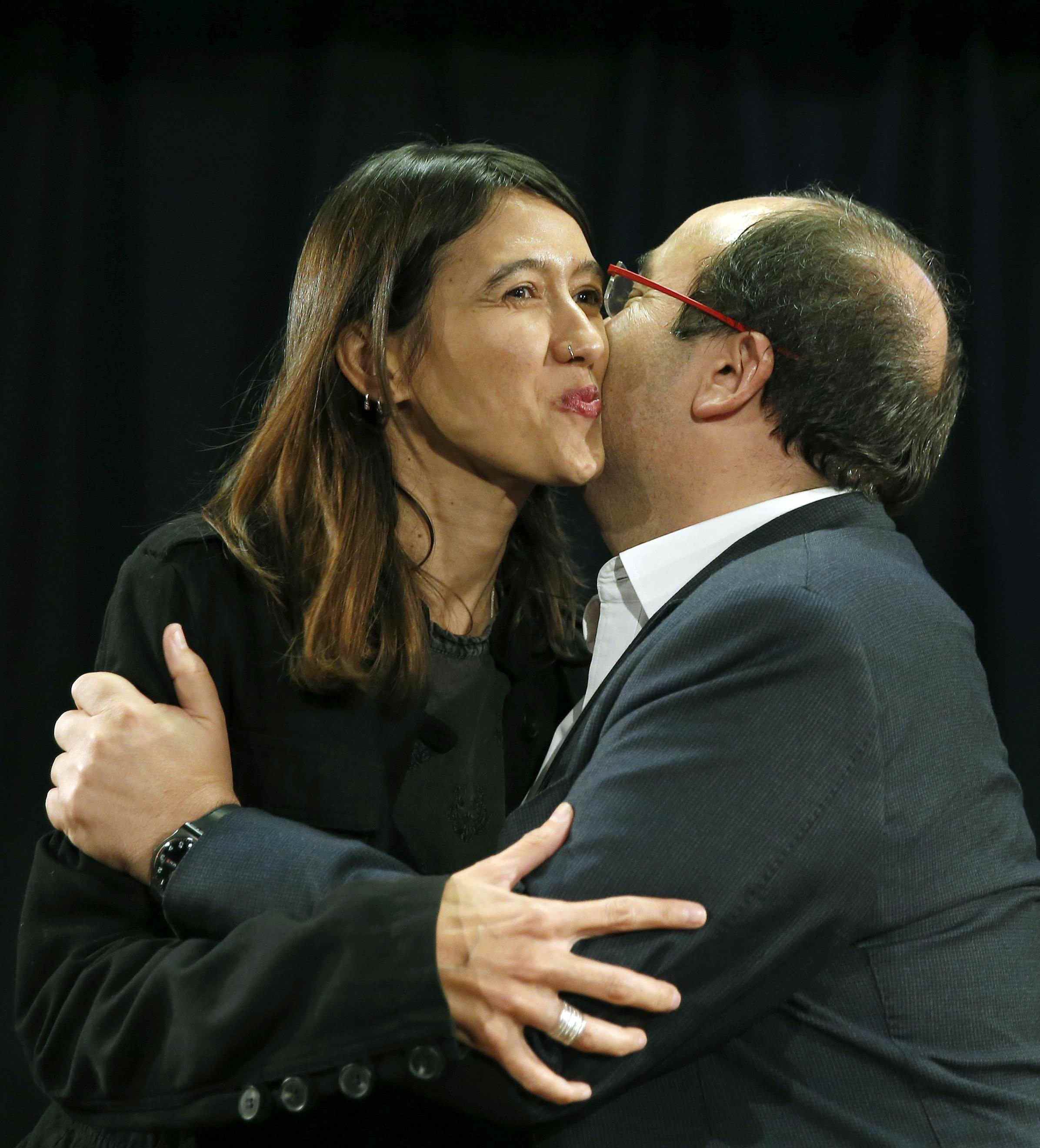 Iceta i Parlon reiteren el ‘no’ del PSC a Rajoy