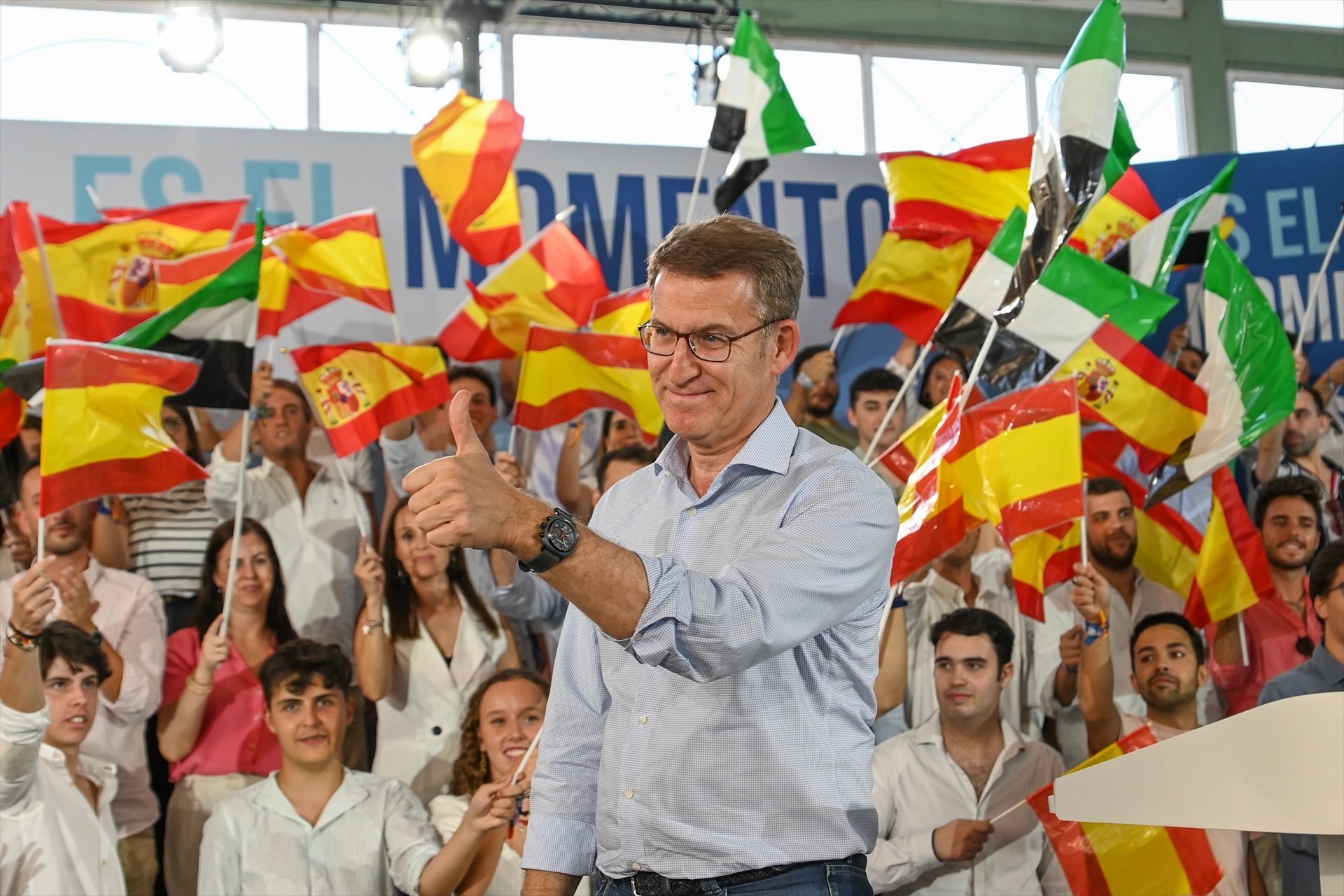 Feijóo treu pit dels pactes amb Vox: "Fem pactes amb el cor"