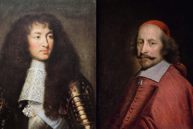 Luis XIV y Mazzarino. Fuente Museo de Versalles Luis XIV y Mazzarino. Fuente Museo de Versalles