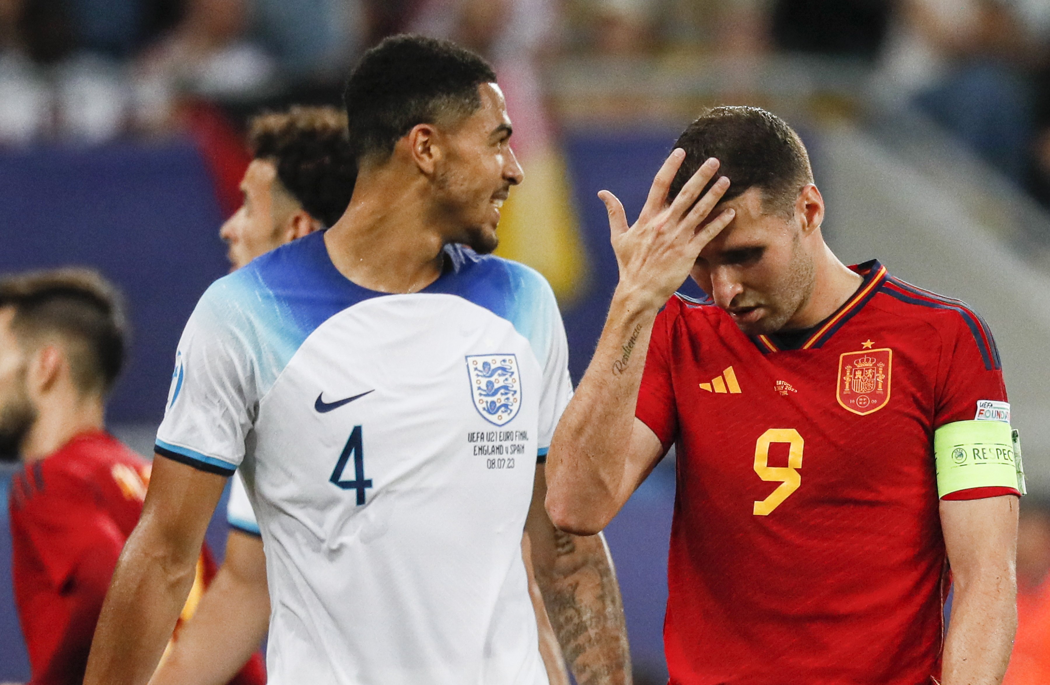 España sucumbe ante Inglaterra (1-0) y se queda a las puertas de ganar la Eurocopa Sub-21