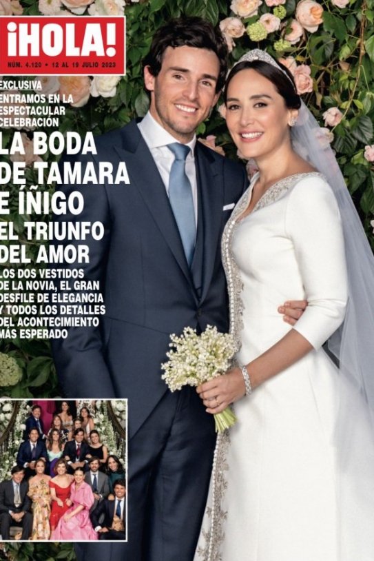 portada hola boda tamara iñigo portada hola boda tamara iñigo