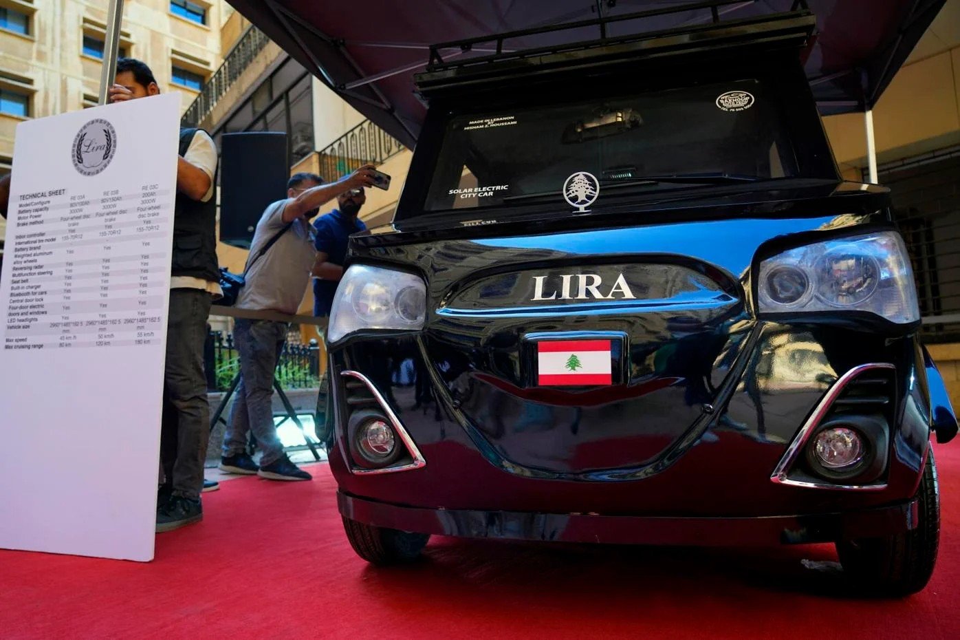 El coche solar para luchar contra la crisis ya es una realidad en el Líbano