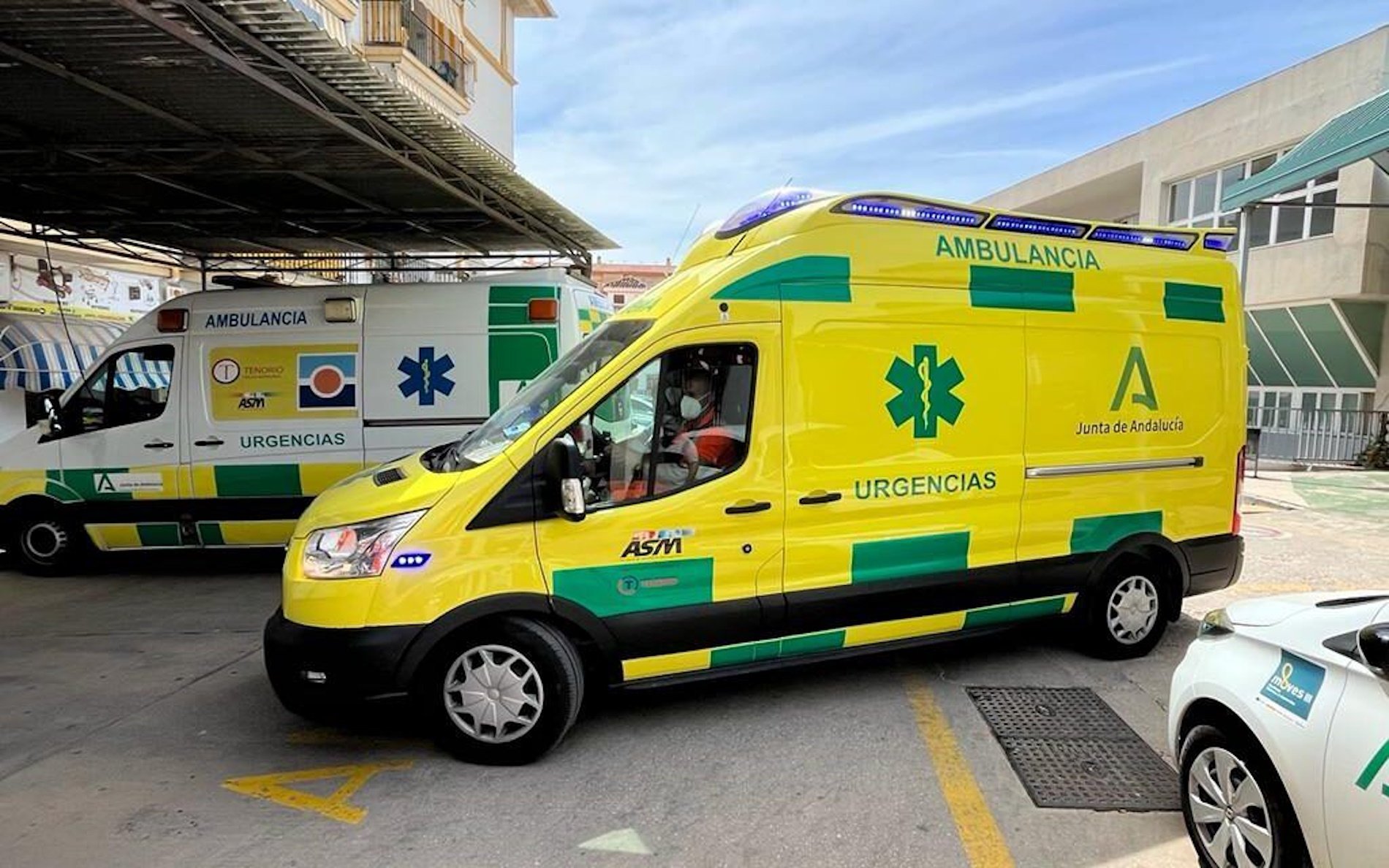 La Junta de Andalucía aprova 107 milions d'euros per al servei d'ambulàncies a Màlaga