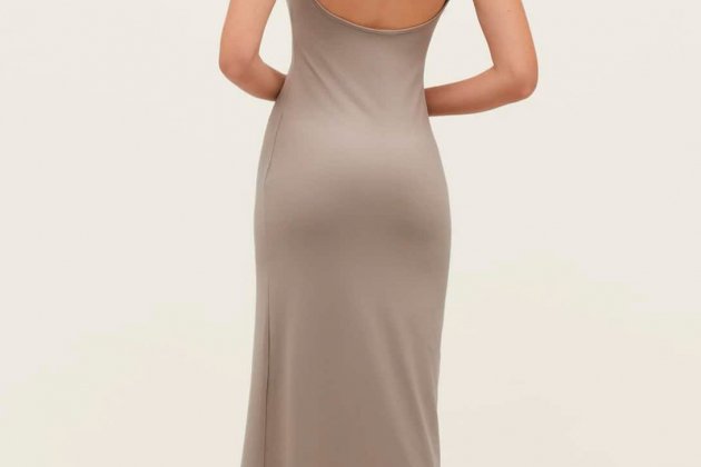 Vestido largo ajustado