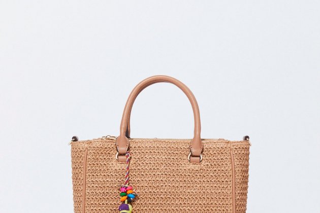 Bolso tote de paja colgante Bolso tote de paja colgante