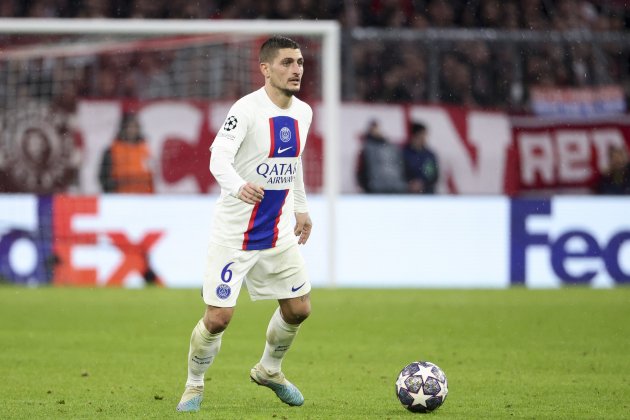 Marco Verratti durante un partido del PSG contra el Bayern de Múnich / Foto: Europa Press