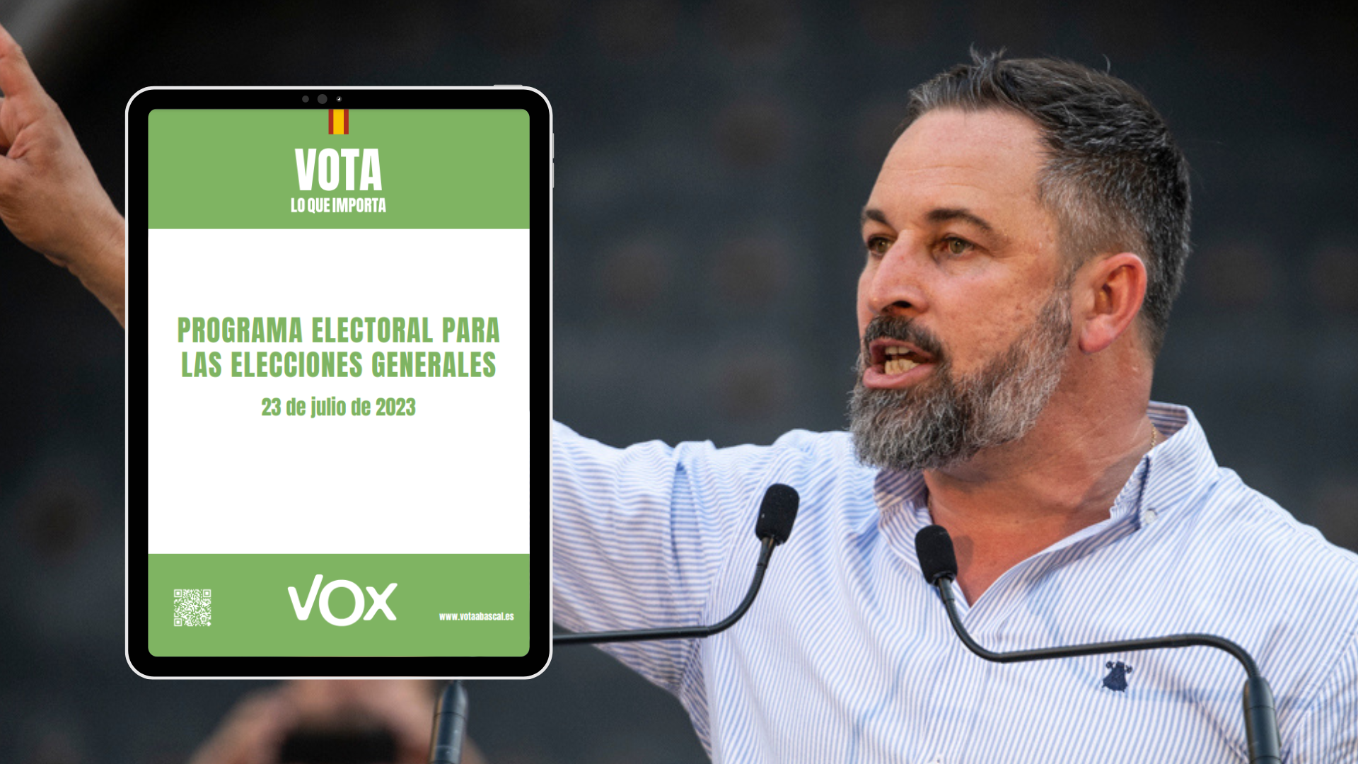 Programa electoral Vox eleccions generals Santiago Abascal