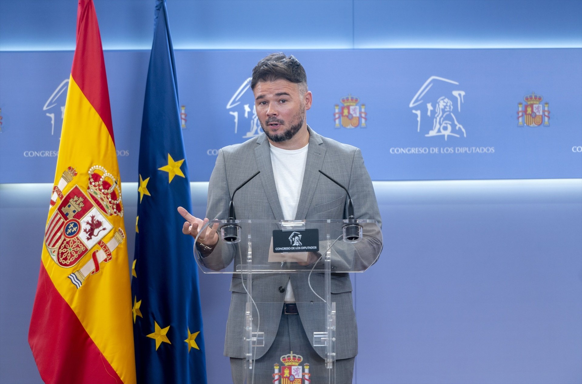 Gabriel Rufian portavoz ERC Congrios Diputados / europa press