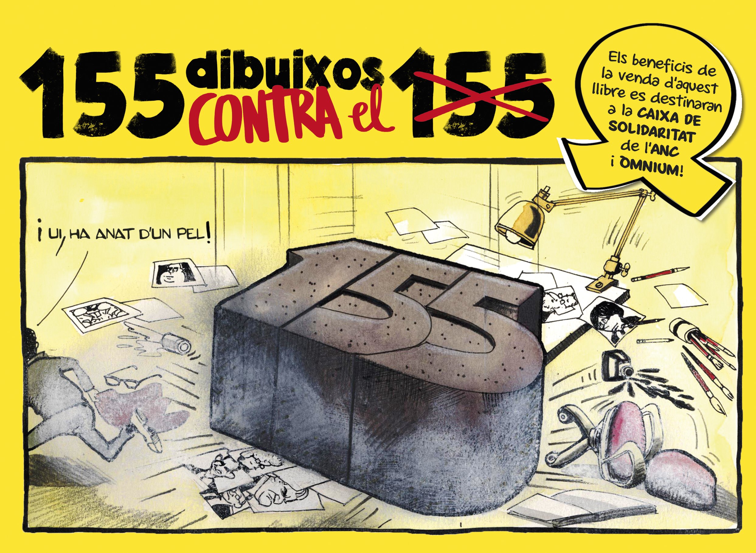 '155 dibuixos contra el 155': los humoristas desafían a la represión