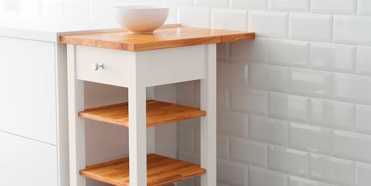 Ikea tiene una mesa de trabajo perfecta para cocinas pequeñas
