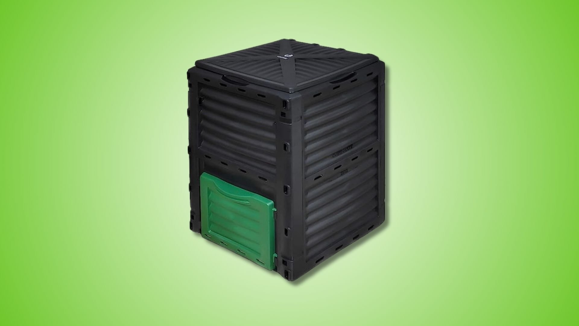 Enamorados de este compostador con puerta para la pala