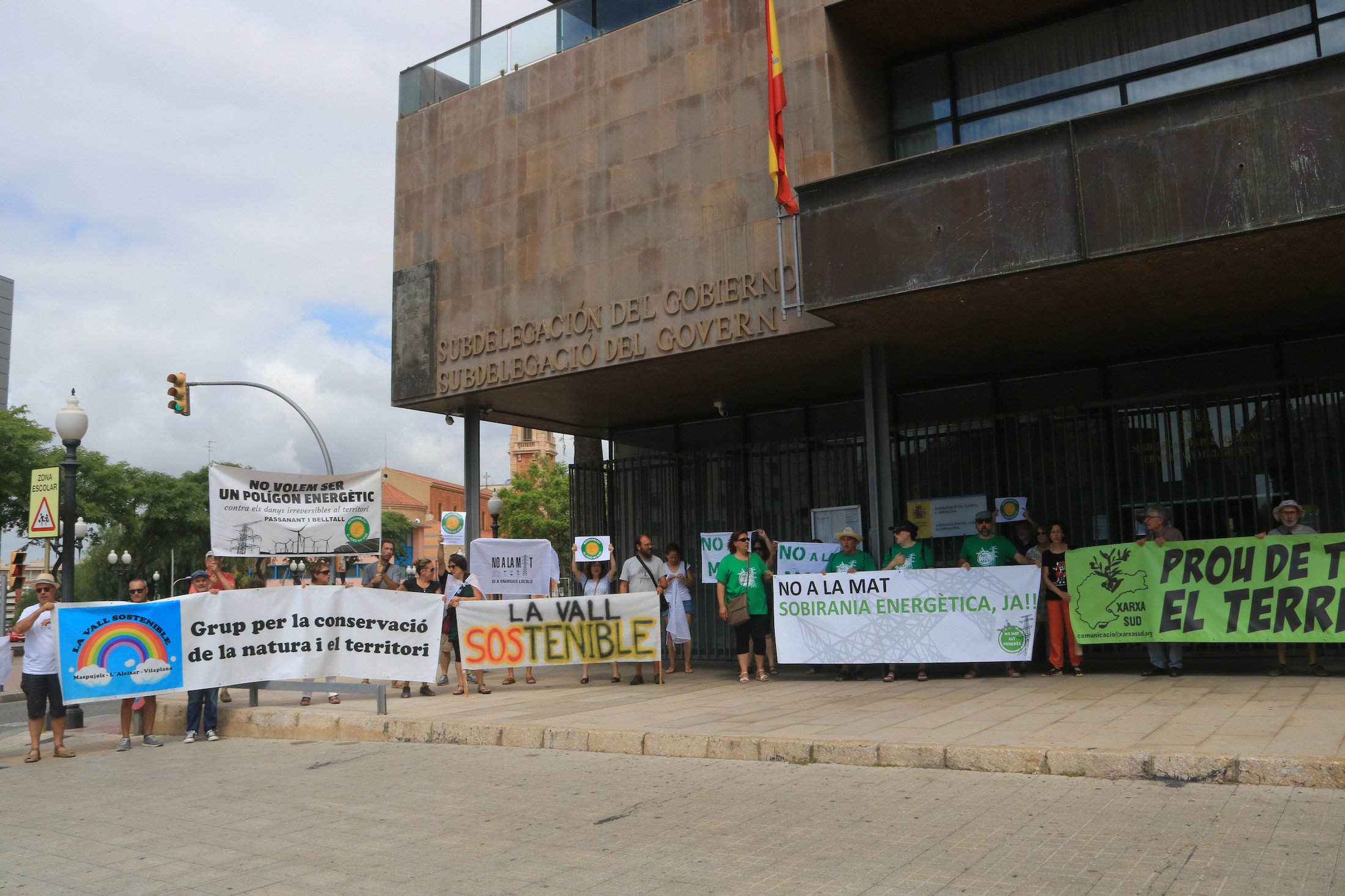 Protestes a Lleida i Tarragona per exigir canvis en les polítiques energètiques
