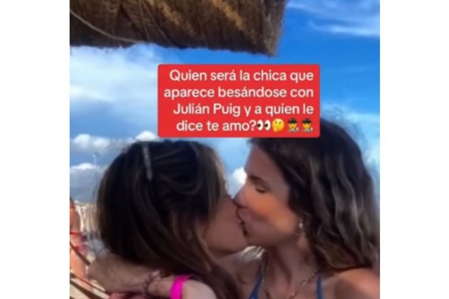 La foto que assenyalen que podria ser Clara Chía la del petó La foto que assenyalen que podria ser Clara Chía la del petó