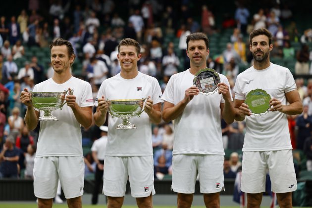 Marcel Granollers Horacio Zeballos Wesley Koolhof Neal Skupski Wimbledon / Foto: EFE Marcel Granollers Horacio Zeballos Wesley Koolhof Neal Skupski Wimbledon / Foto: EFE