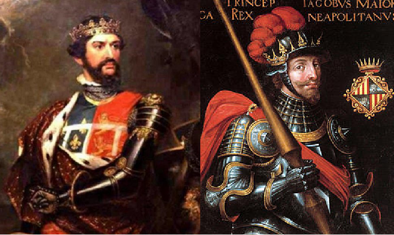 El Princep Negre y Jaime IV de Mallorca. Font Wikimedia