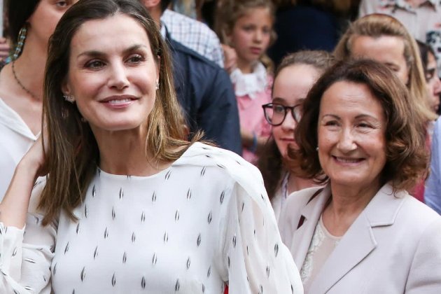 Letizia y su madre Paloma Rocasolano