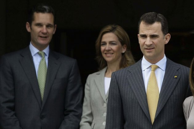 Iñaki Urdangarin, la infanta Cristina y Felipe VI