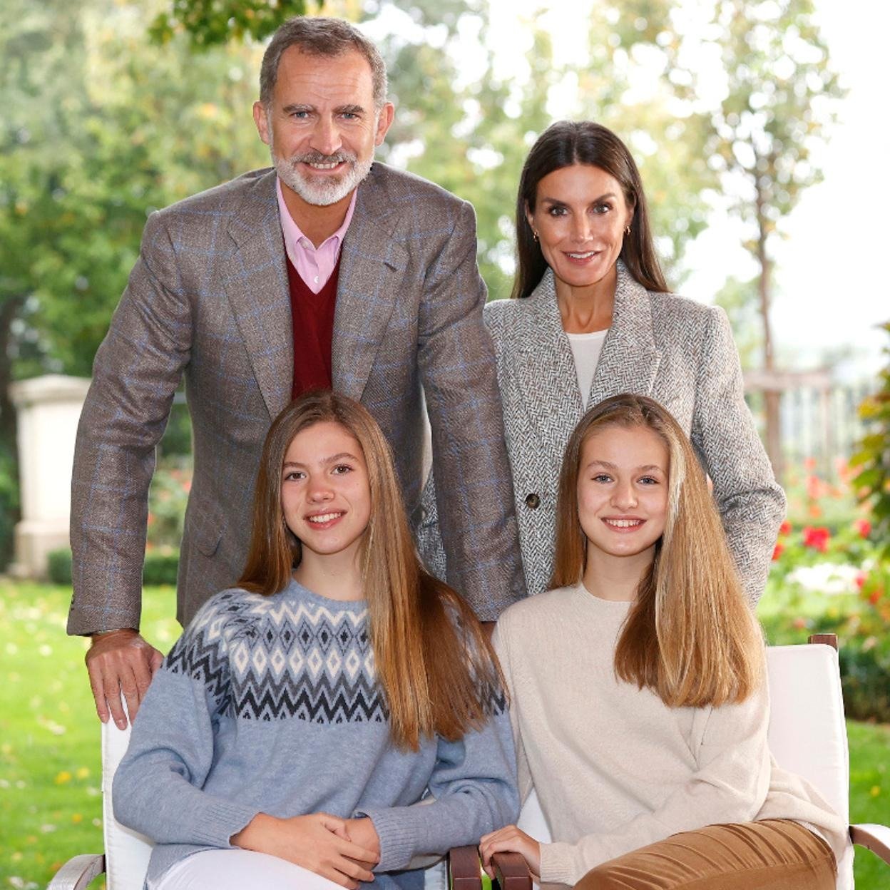 Felipe VI, Letizia y sus hijas Felipe VI, Letizia y sus hijas