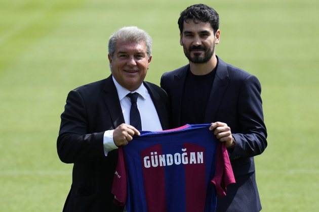 Ilkay Gündogan presentacion Barça EFE