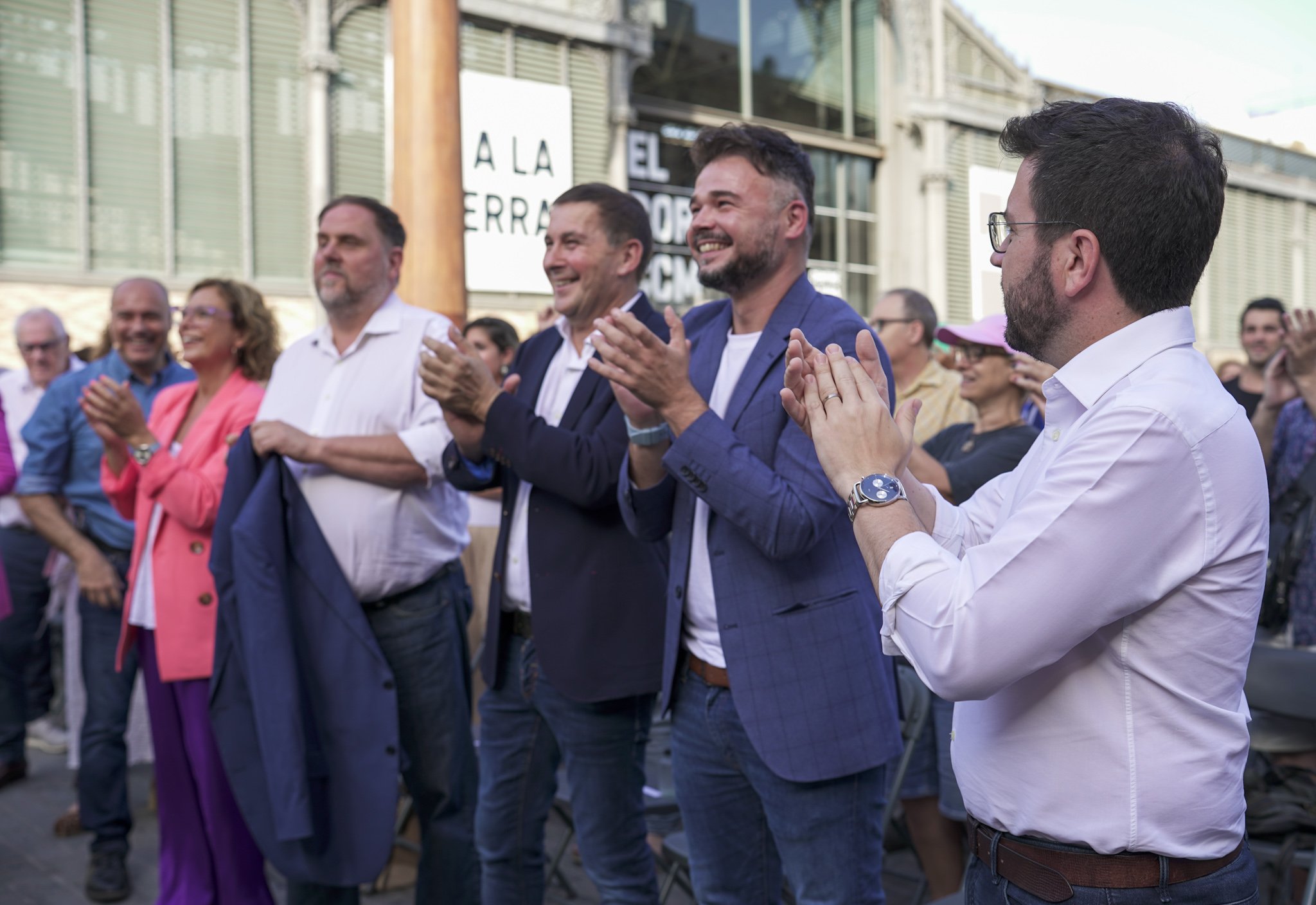 Otegi, convencido de que ERC y Bildu "inclinarán la balanza a favor del progreso" tras las generales