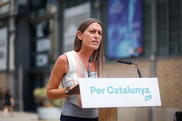 Miriam Nogueras al acto de campaña de Junts en Barcelona / Montse Giralt