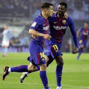 Coutinho Dembele Celta Barça EFE Coutinho Dembele Celta Barça EFE