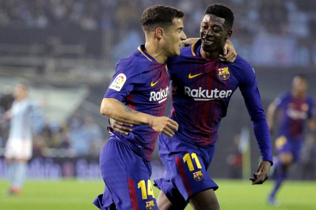 Coutinho Dembele Celta Barça EFE