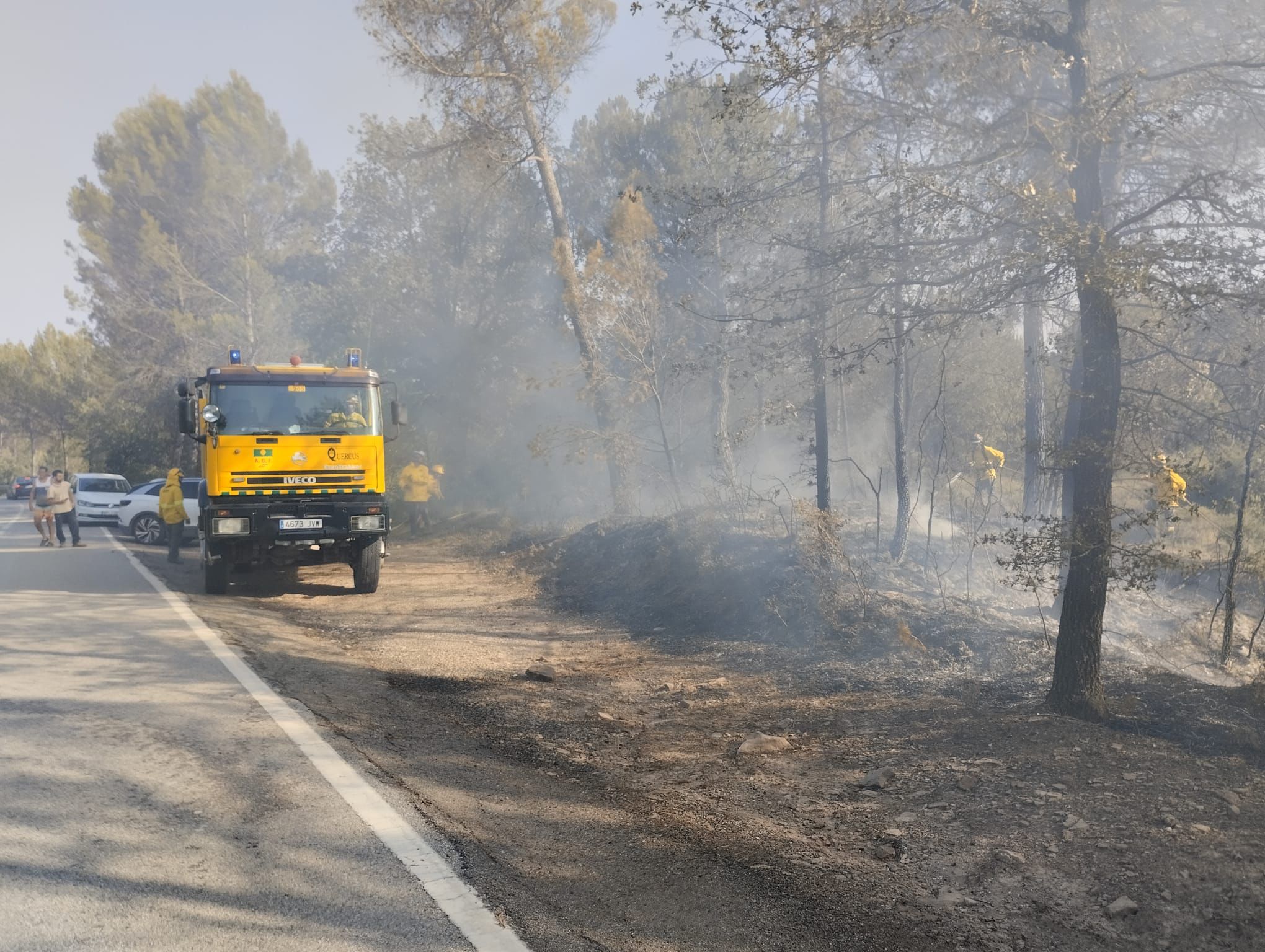 Incendis a Catalunya: l'onada de calor fa estralls amb focs a Molins, Balsareny, Arnes i Calonge