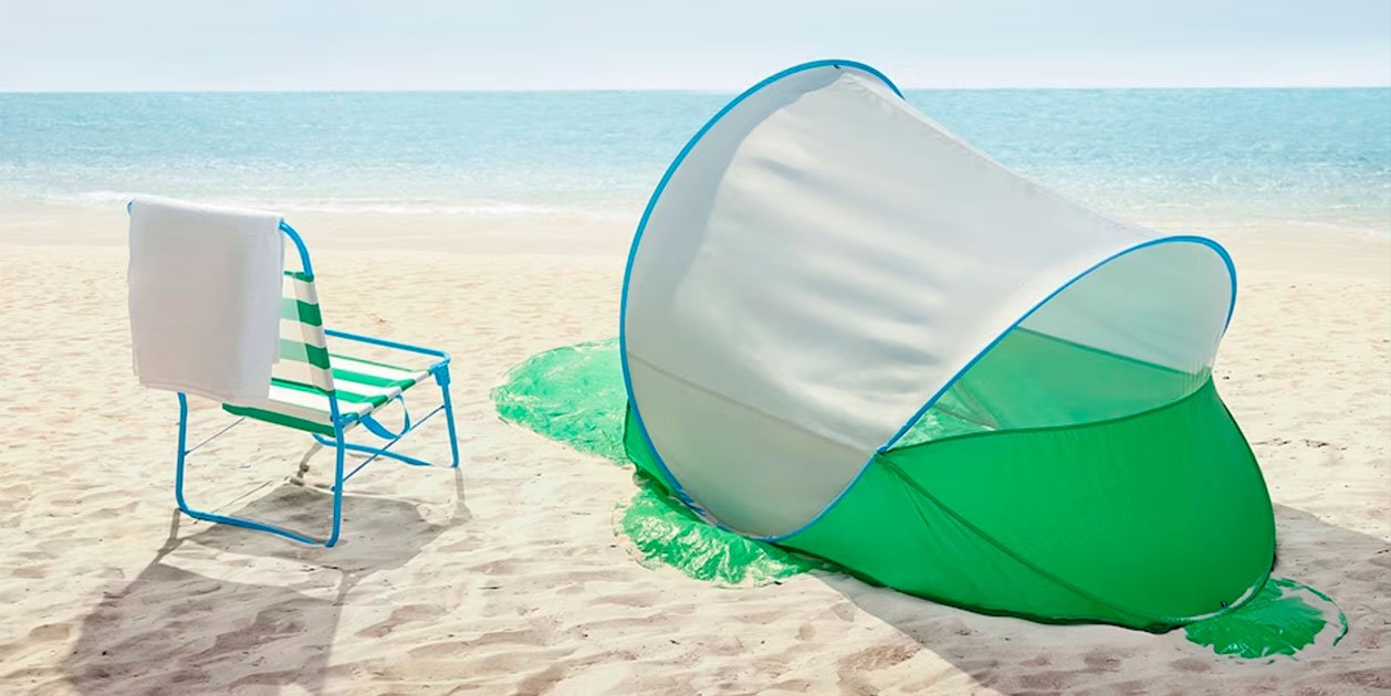 Ikea acaba con la sombrilla para ir a la playa, novedad