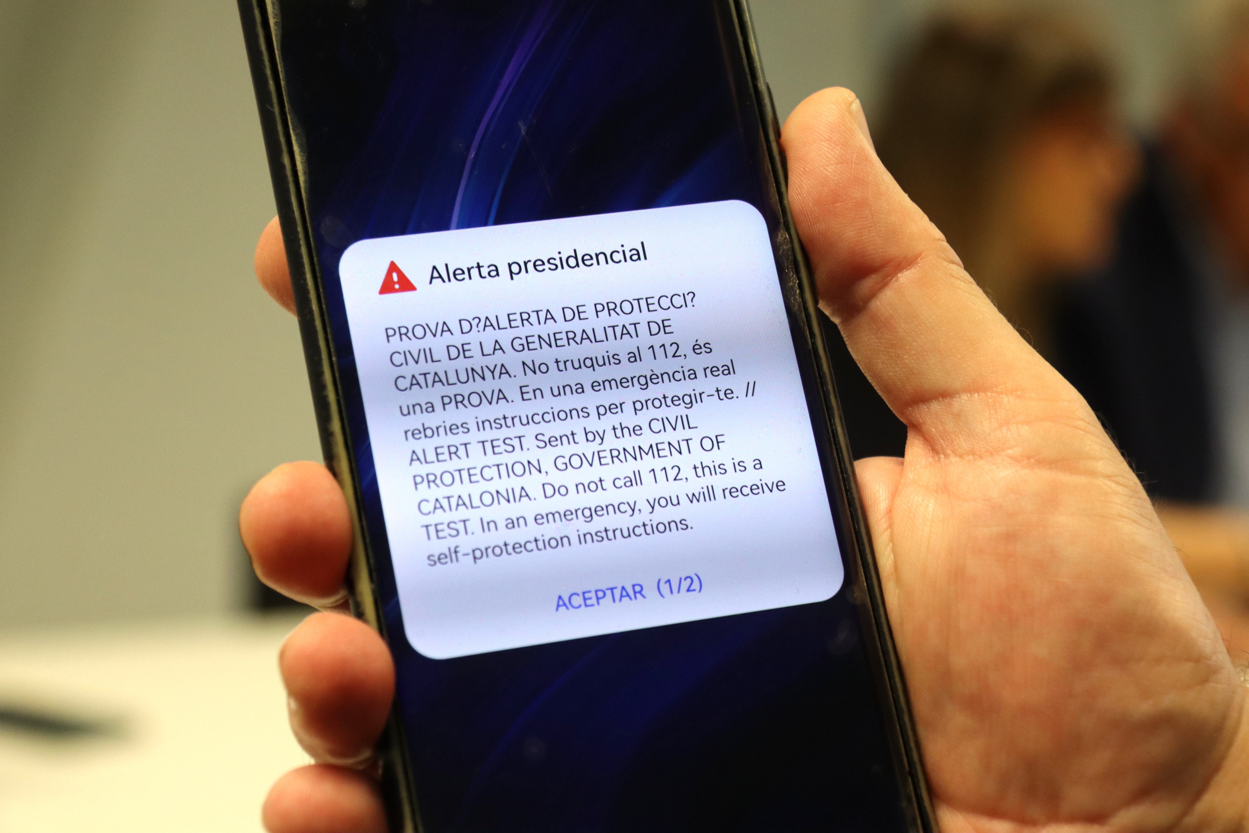 Si ets de Barcelona aviat et sonarà una alerta al mòbil: Protecció Civil posa data al megasimulacre