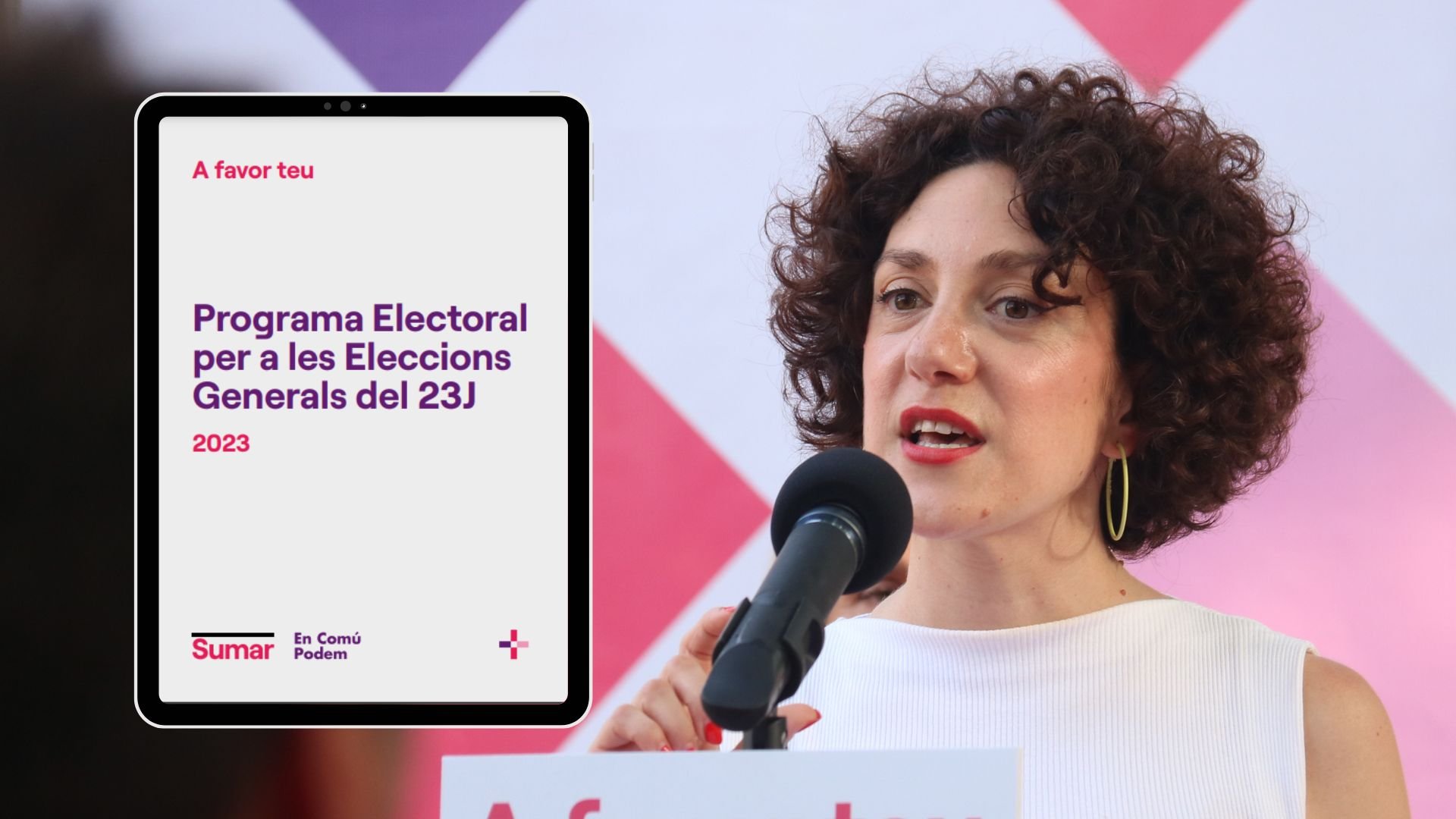 Programa electoral Sumar En Comu Podem eleccions generals 2023 aina vidal