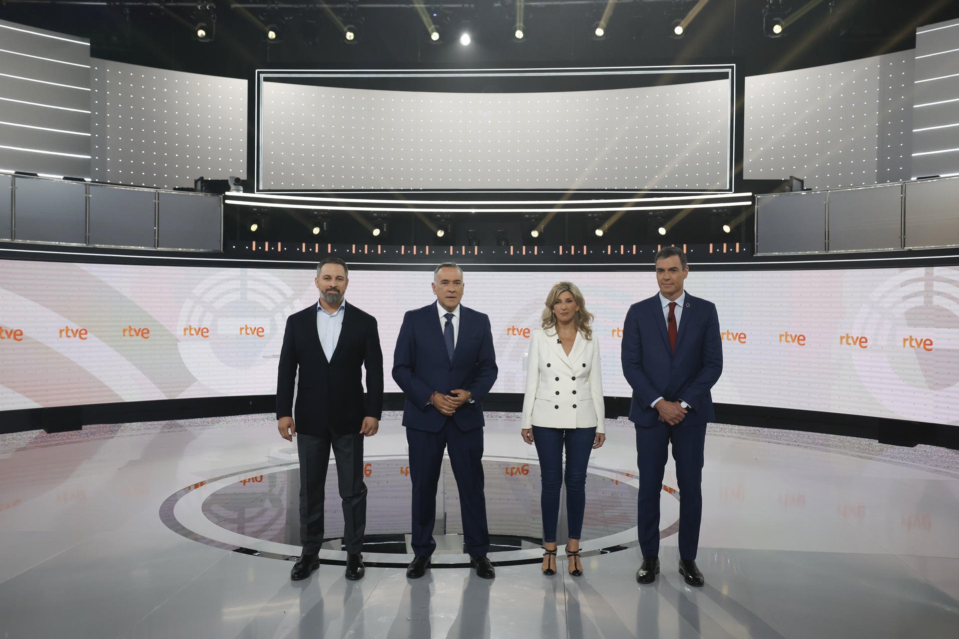 El debate a tres de TVE fue el menos visto de la historia de España con candidatos presidenciables