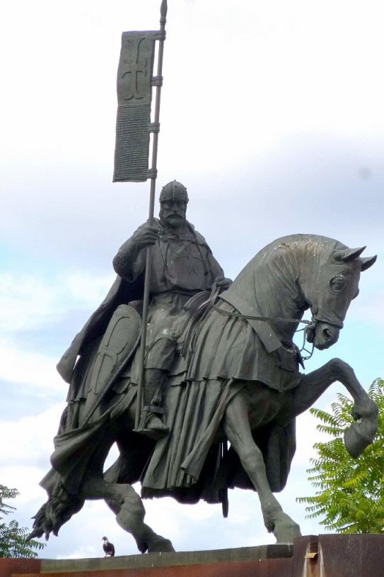 Ponferrada   Glorieta del Cavaller templer zarateman wikipedia