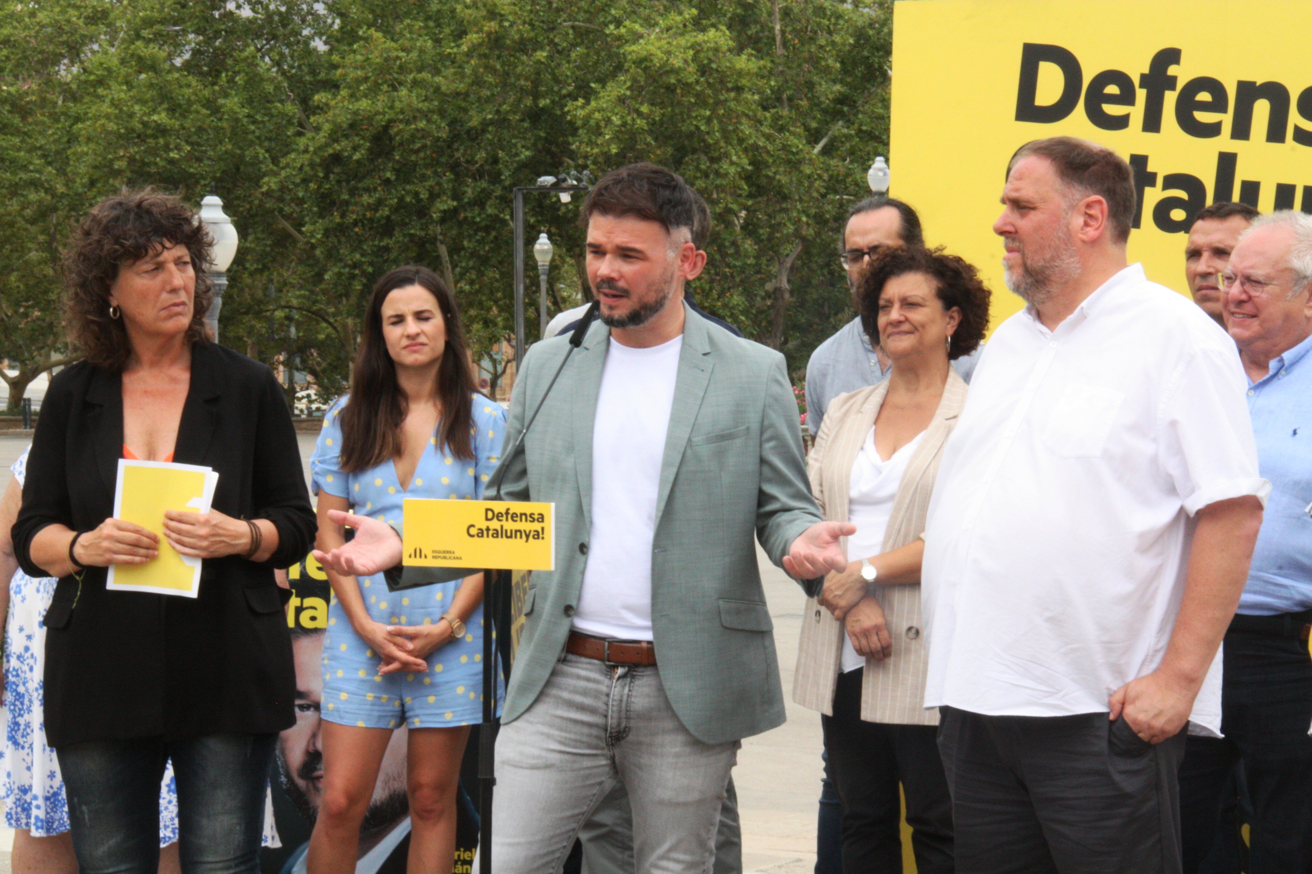 Rufián refutes Junts' criticism: "Being useful does not make us less pro-independence".