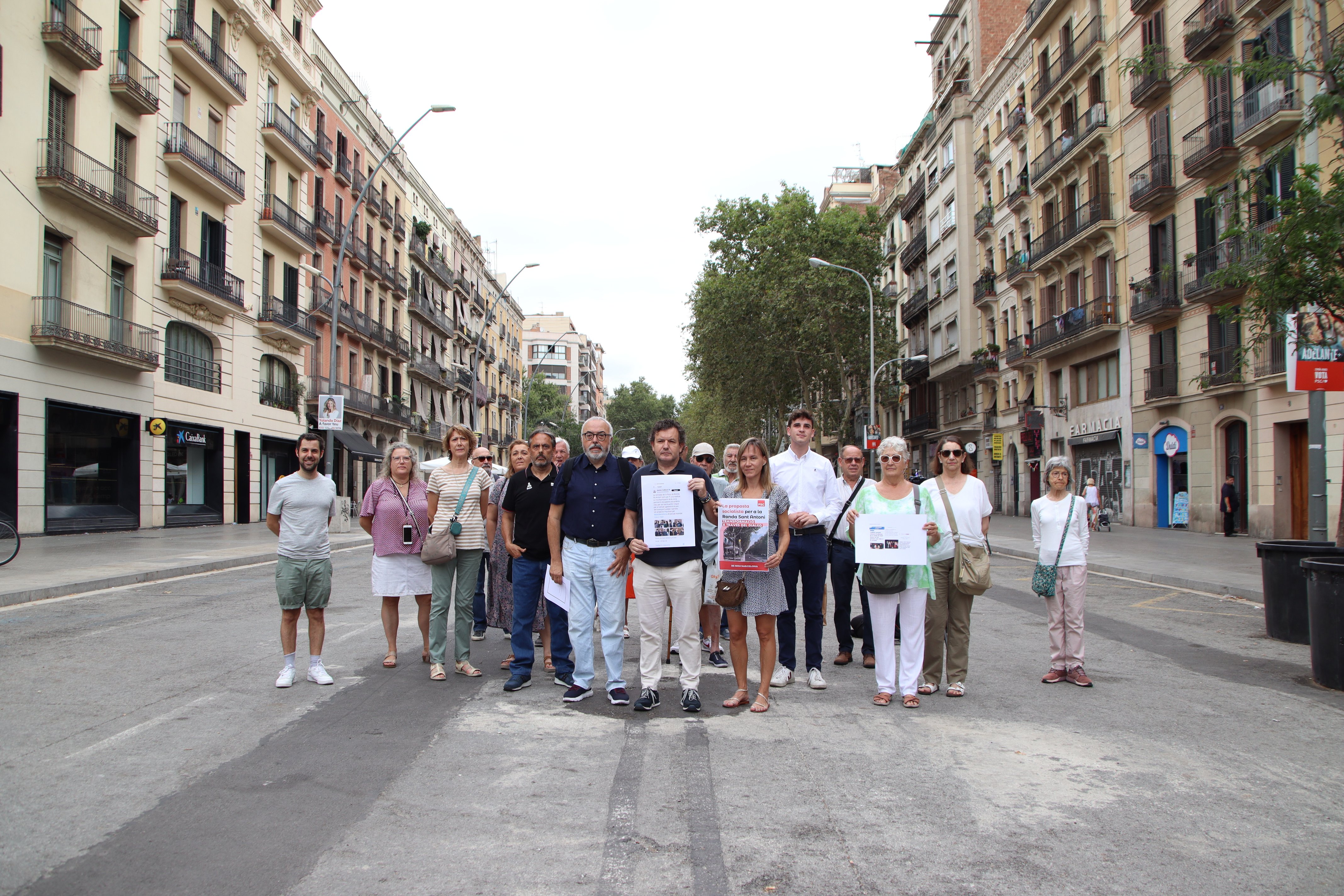 Collboni se enfrenta a su primer desaguisado con la reforma de la ronda de Sant Antoni